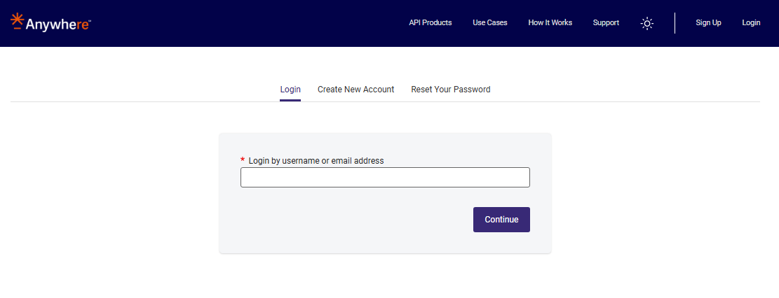 Login Page